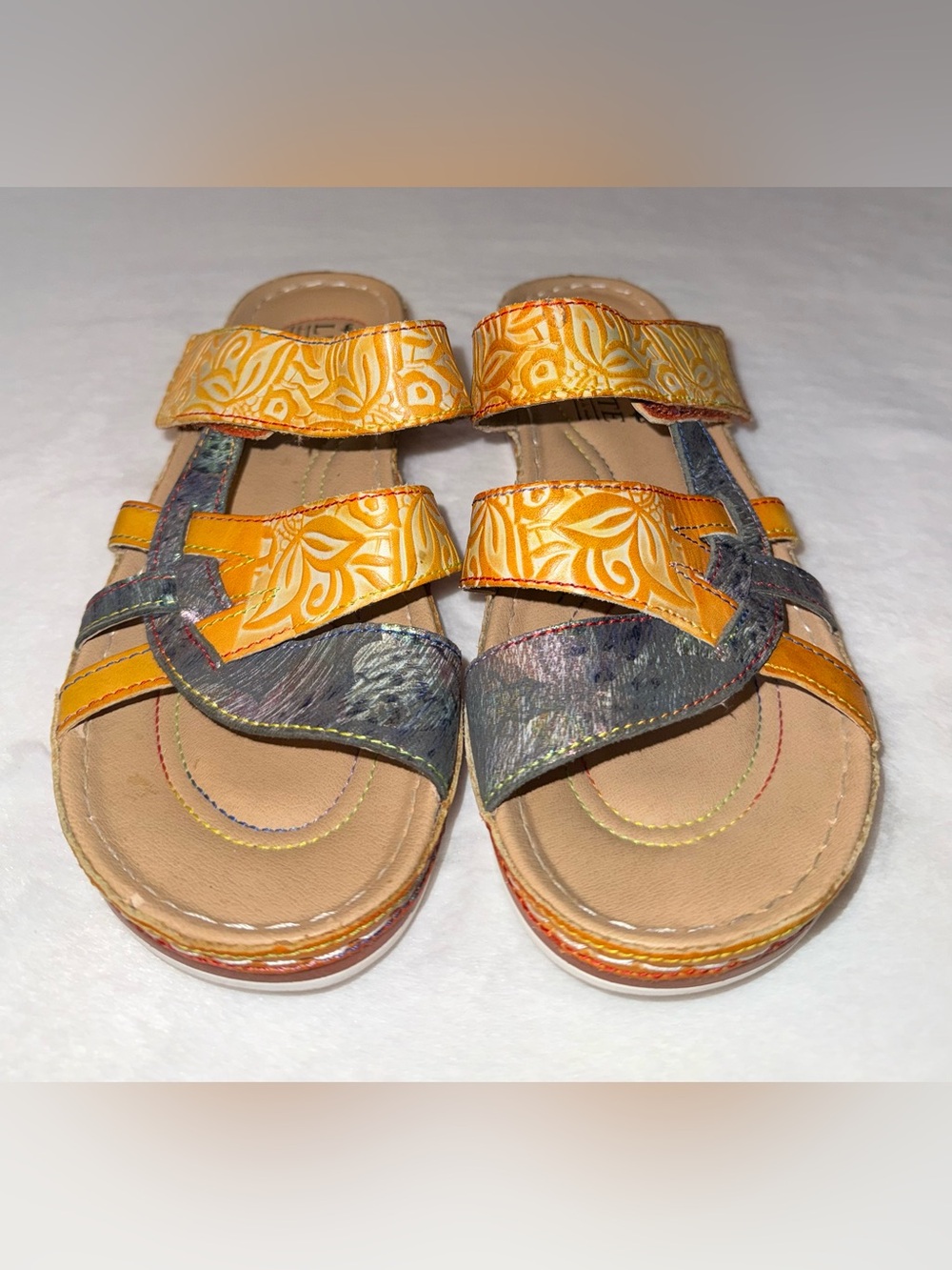 L’Artiste Spring Step Caiman Sandals,Size-37